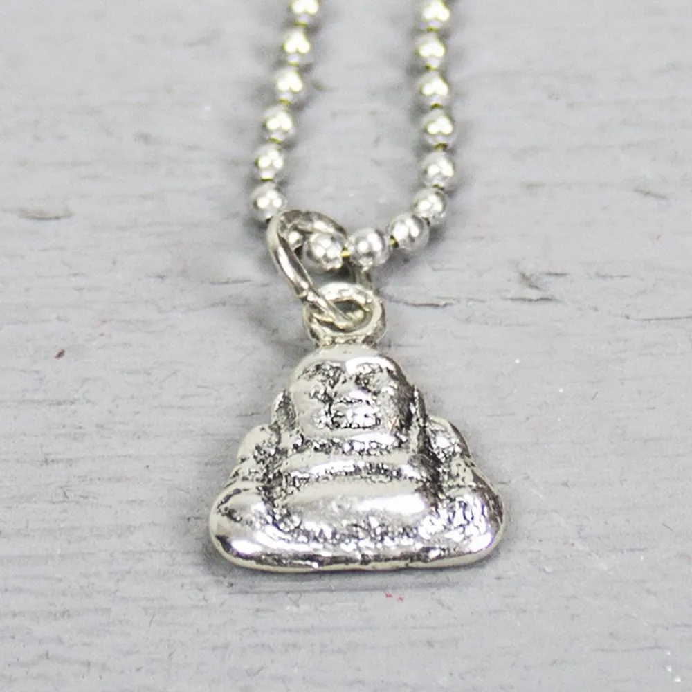 Jéh Jewels Icons-Anhänger Buddha Silber Oxy