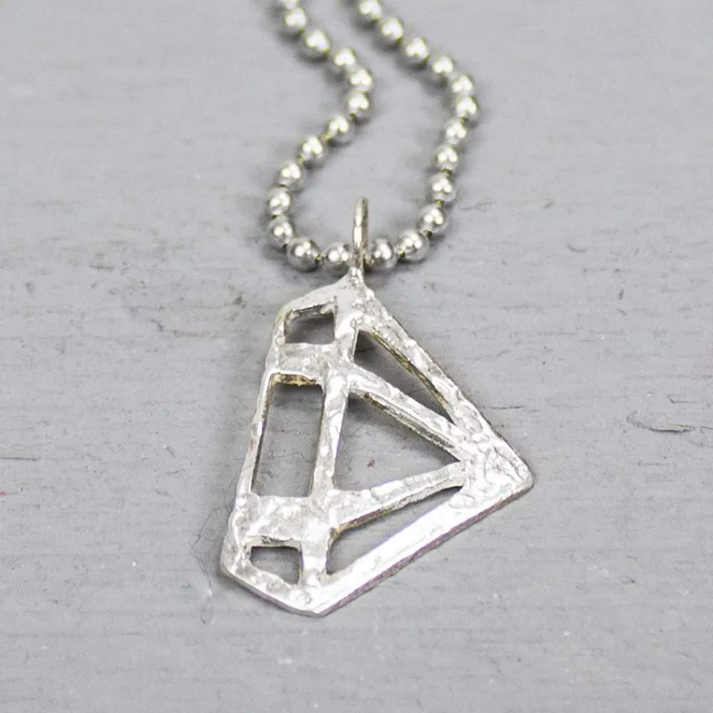 Jéh Jewels Icons-Anhänger Diamant Weißsilber