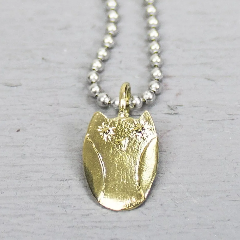 Jéh Jewels Icons-Anhänger Eule Messing