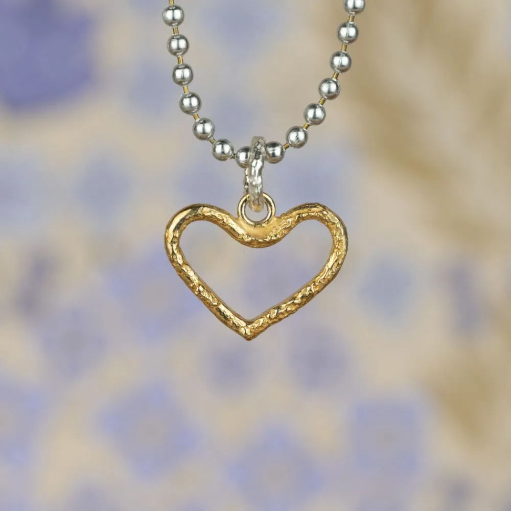 Jéh Jewels Icons-Anhänger Herz Silber + Messing