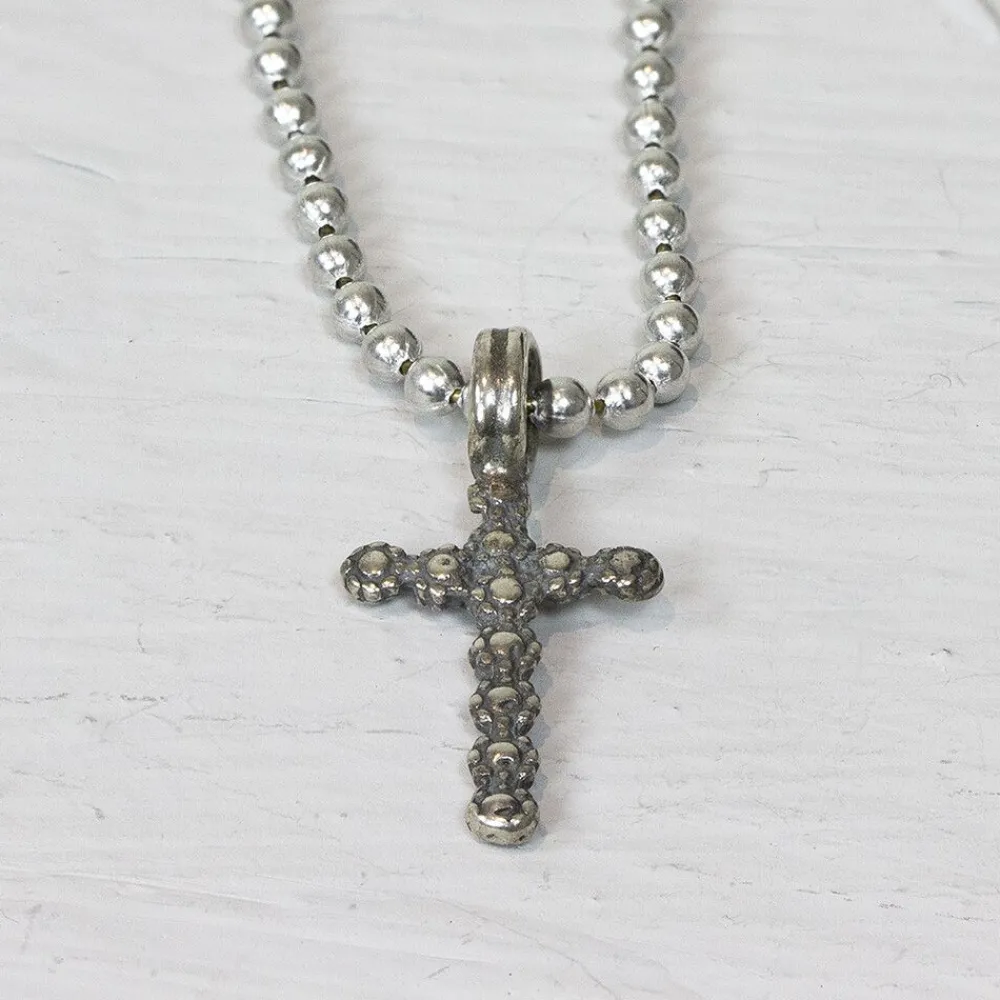 Jéh Jewels Icons-Anhänger Kreuz Silber Oxy