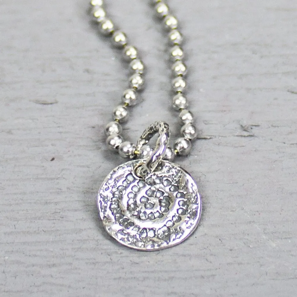 Jéh Jewels Icons-Anhänger Lebensspirale Silber Oxy