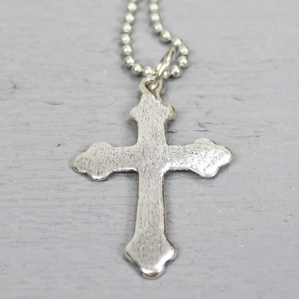 Jéh Jewels Icons-Anhänger Römisches Kreuz Silber Oxy