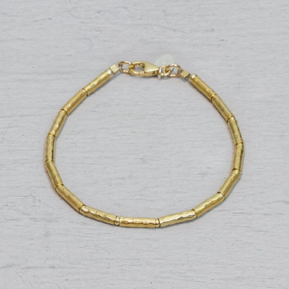 Jéh Jewels Tubes | Touch Of Gold-Armband Goldfilled fest