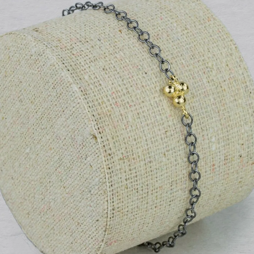 Jéh Jewels 9 Carat + | Touch Of Gold-Armband Silber Oxy + Bundle 9 Karat