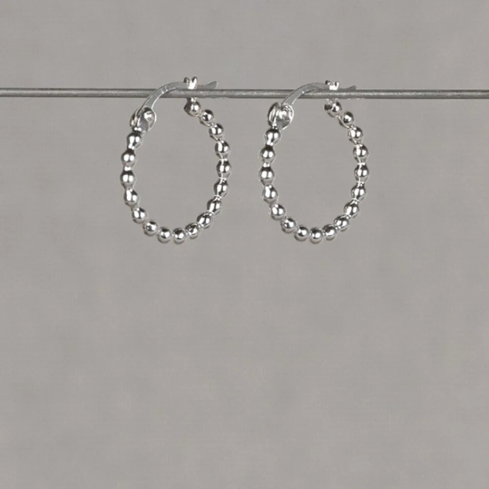 Jéh Jewels Creool-Creolen Silver Weiß