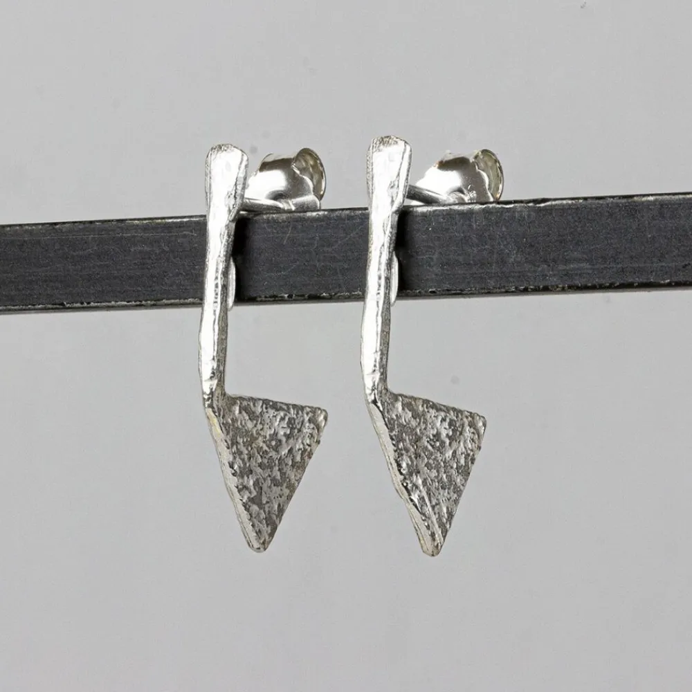 Jéh Jewels Silver | Lang Ohrstecker-Dreieckige Ohrringe