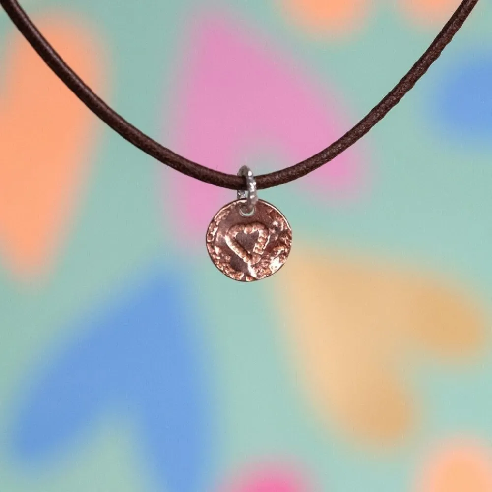 Jéh Jewels Icons-Halskette + Anhänger Kupfer - Lass dein Herz sprechen für...