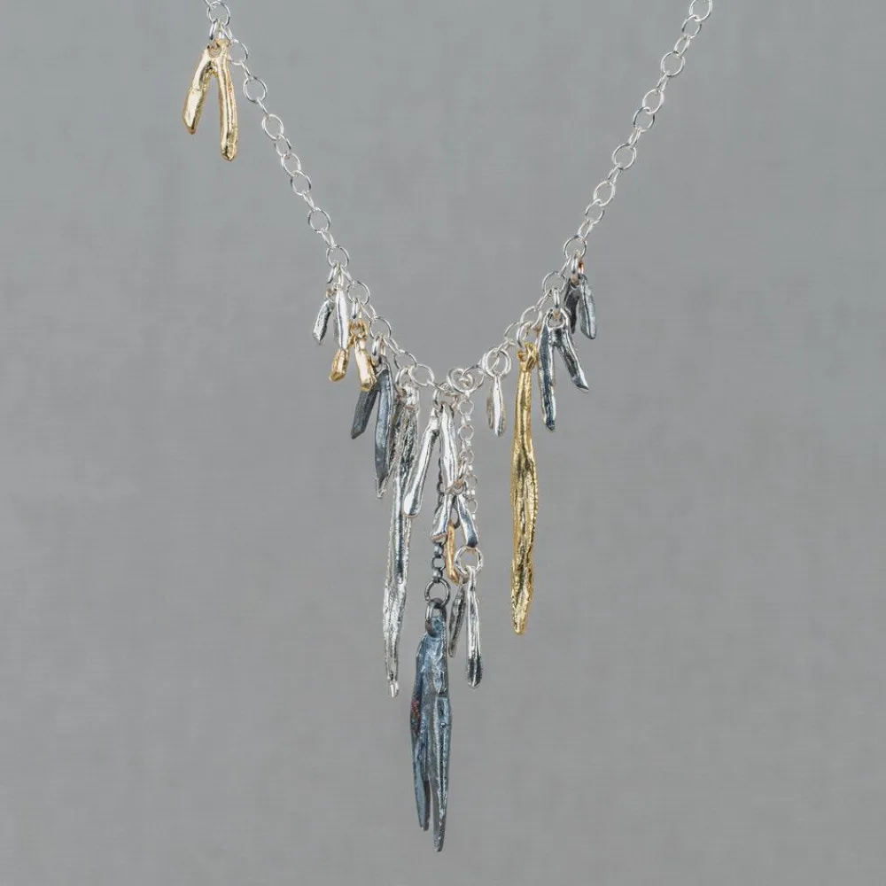 Jéh Jewels Touch Of Gold | Fine Line-Halskette Alles drei Farben