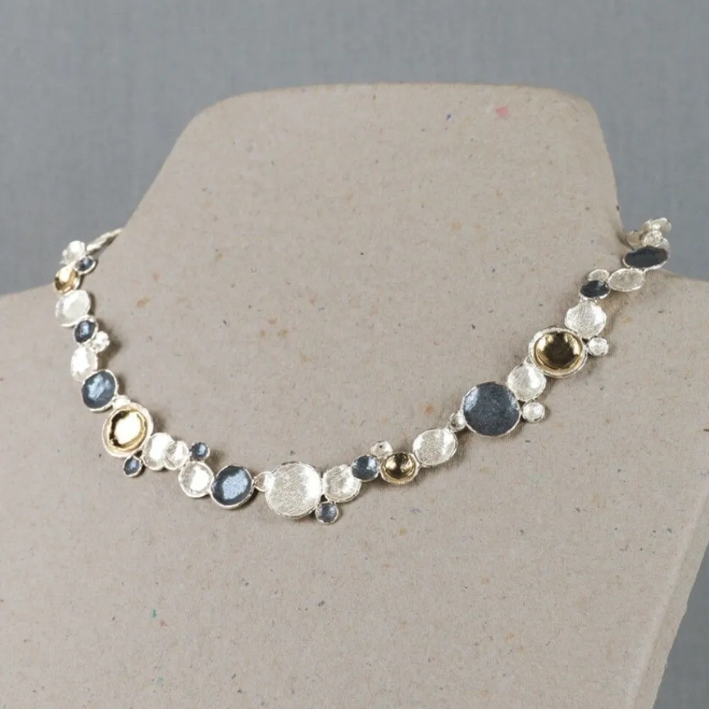 Jéh Jewels Touch Of Gold | Jéh Colliers-Halskette in drei Blasenfarben