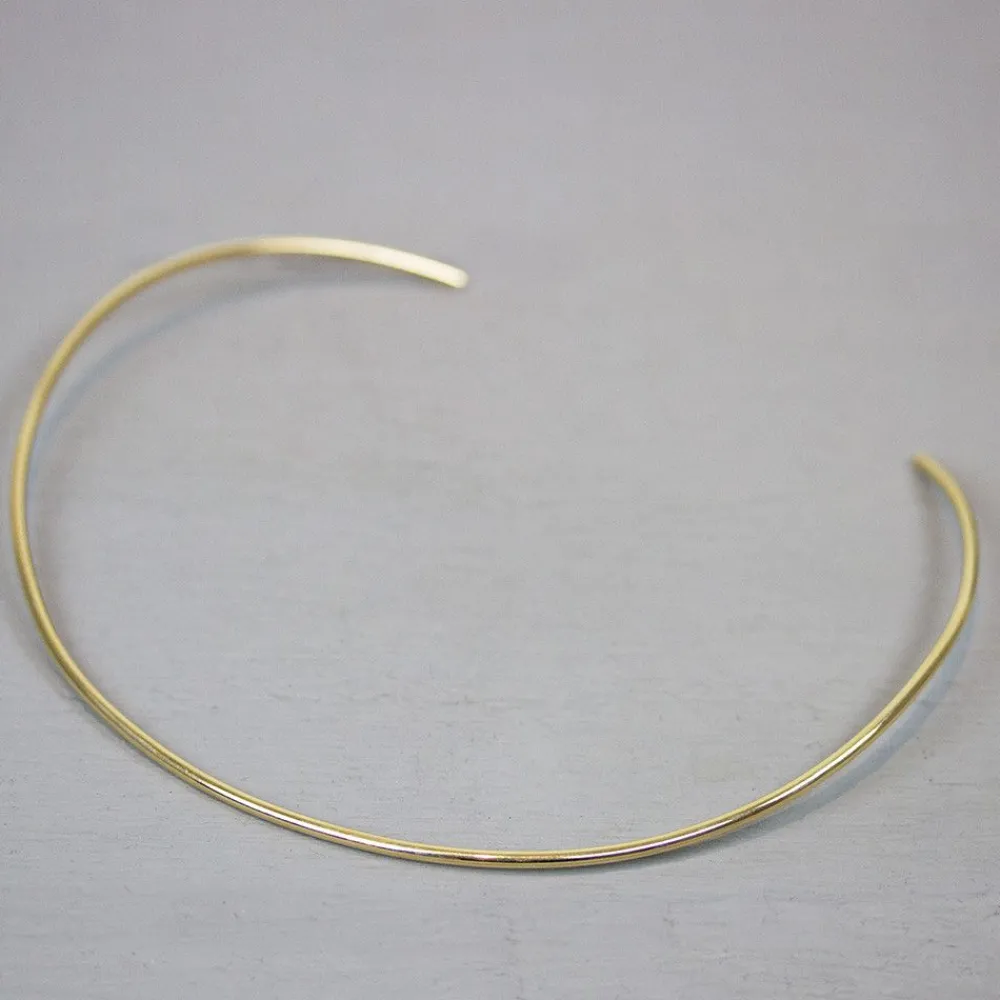 Jéh Jewels Basis Halskette-Halskette massiv goldfilled glatt