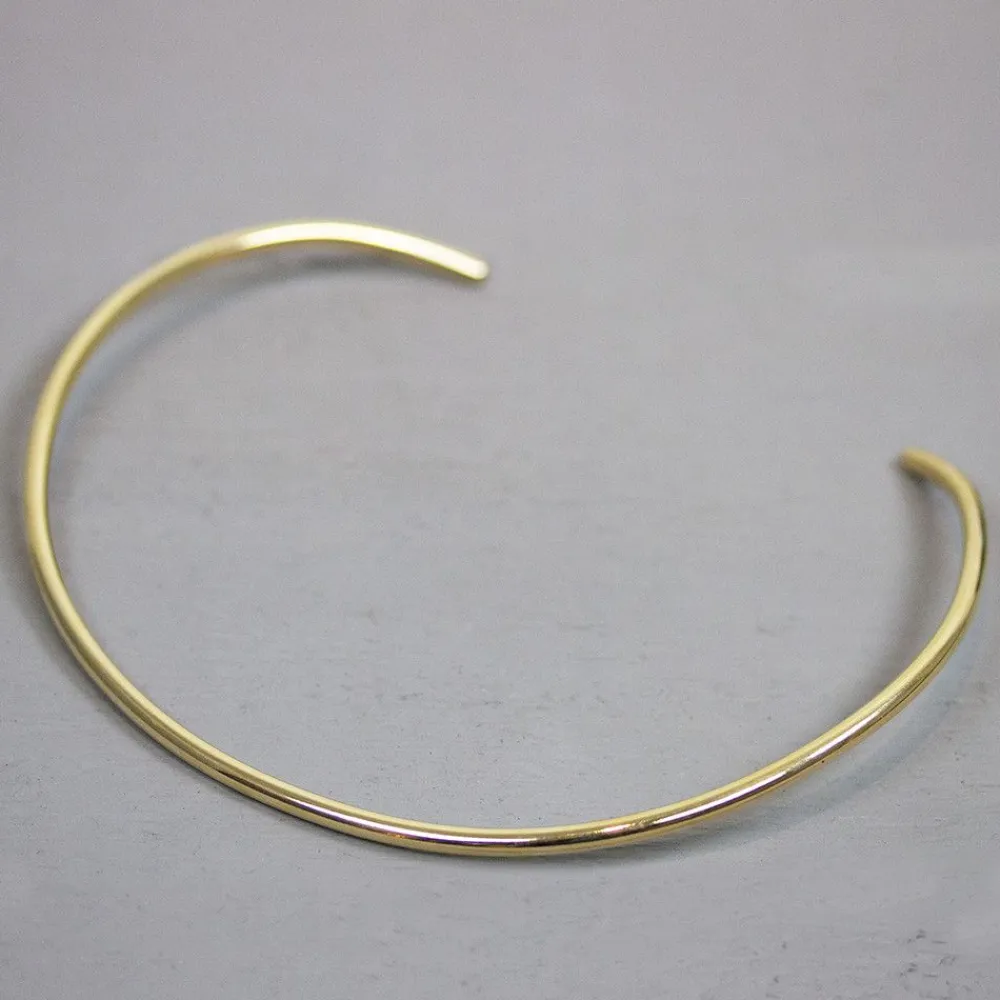 Jéh Jewels Basis Halskette-Halskette massiv goldfilled glatt