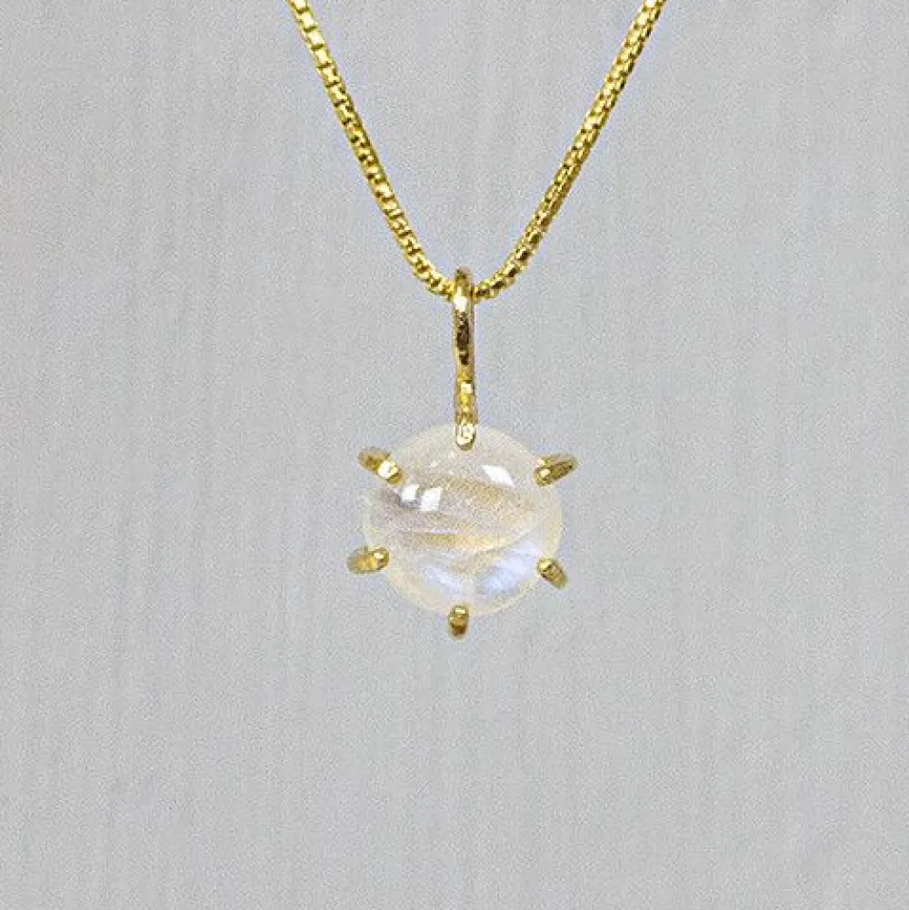 Jéh Jewels Touch Of Gold-Halskette Roosje + Mondstein