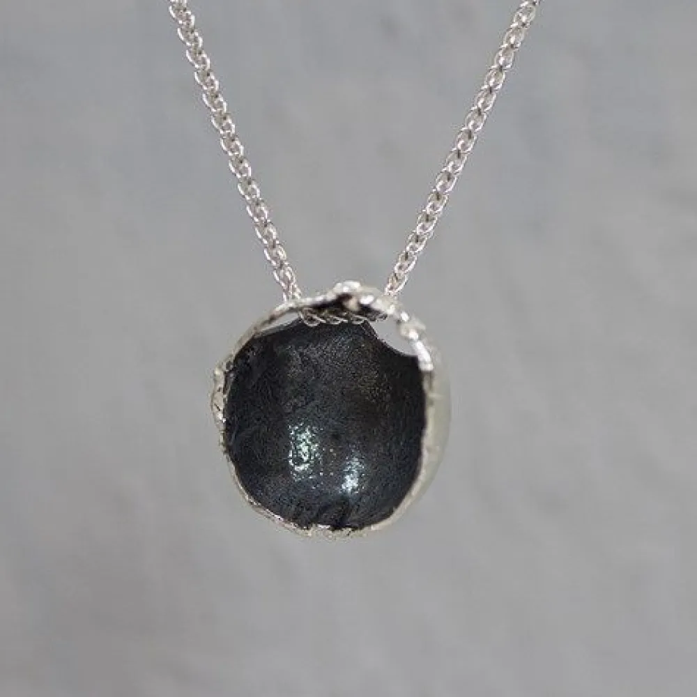 Jéh Jewels Silver | Fine Line-Halskette Silber + Oxy OYSTER