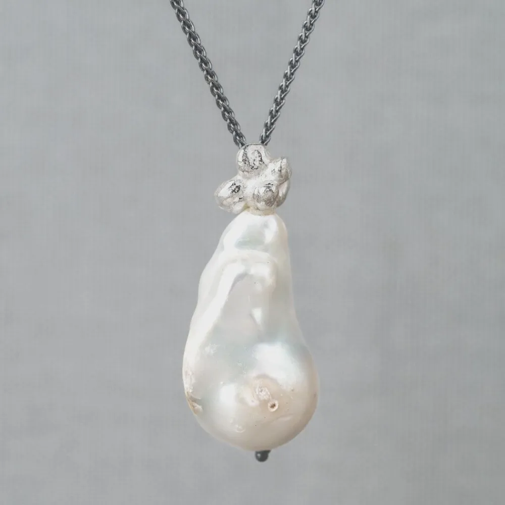 Jéh Jewels Silver | Pearls-Halskette Silber Oxy + Pretty Perfect Pearl