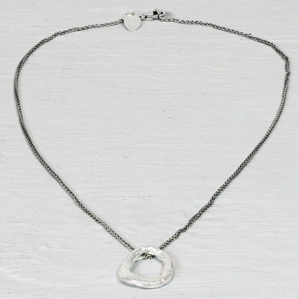 Jéh Jewels Fine Line | Silver-Halskette Silber Oxy der Kreis schließt sich