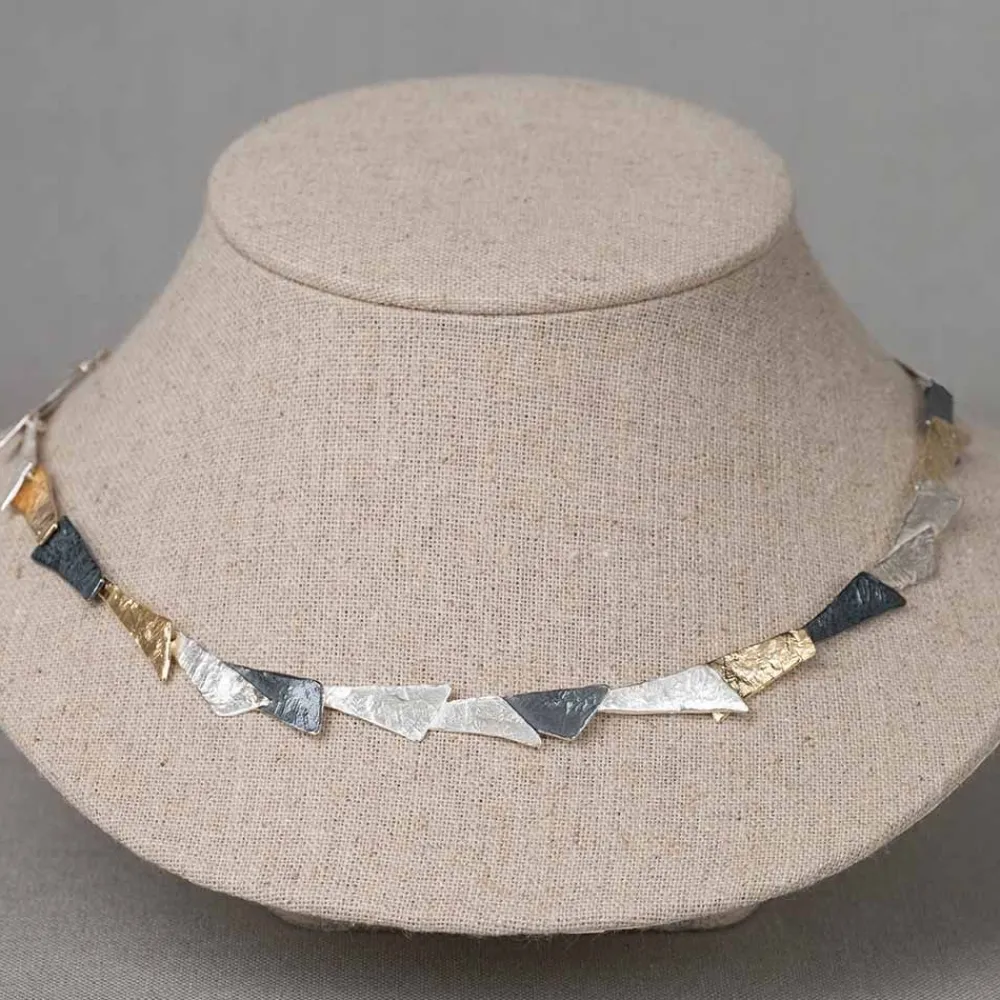 Jéh Jewels Touch Of Gold | Jéh Colliers-Halskette Silber, Oxy, vergoldet Doritos