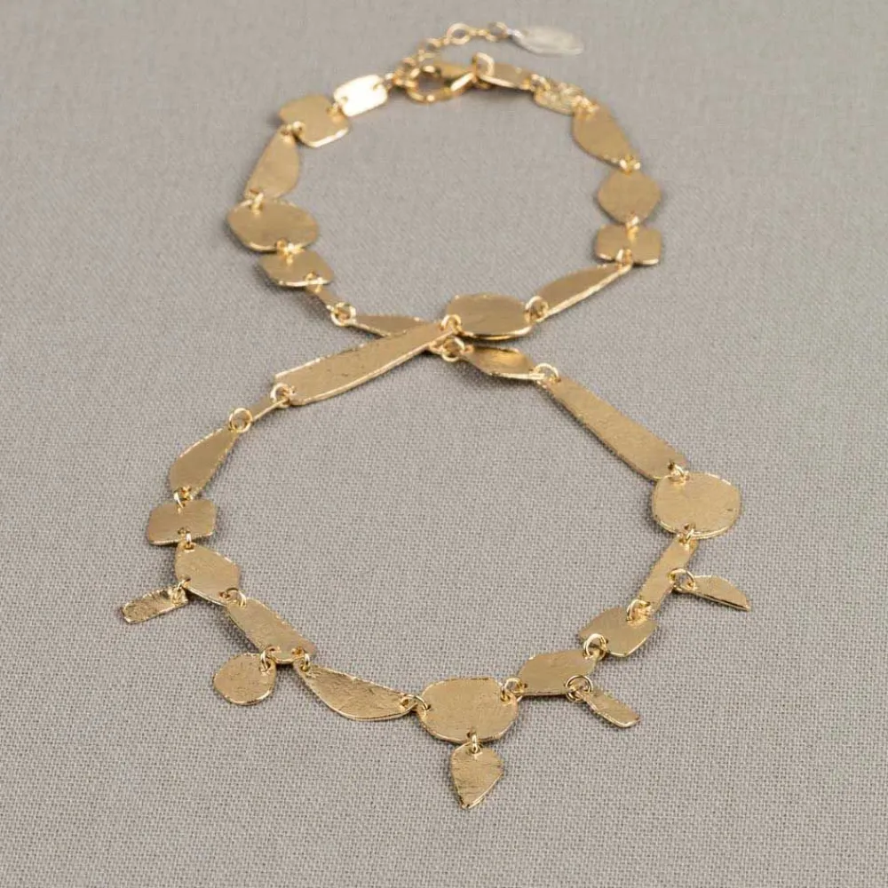Jéh Jewels Touch Of Gold-Halskette Silber vergoldet figurativ