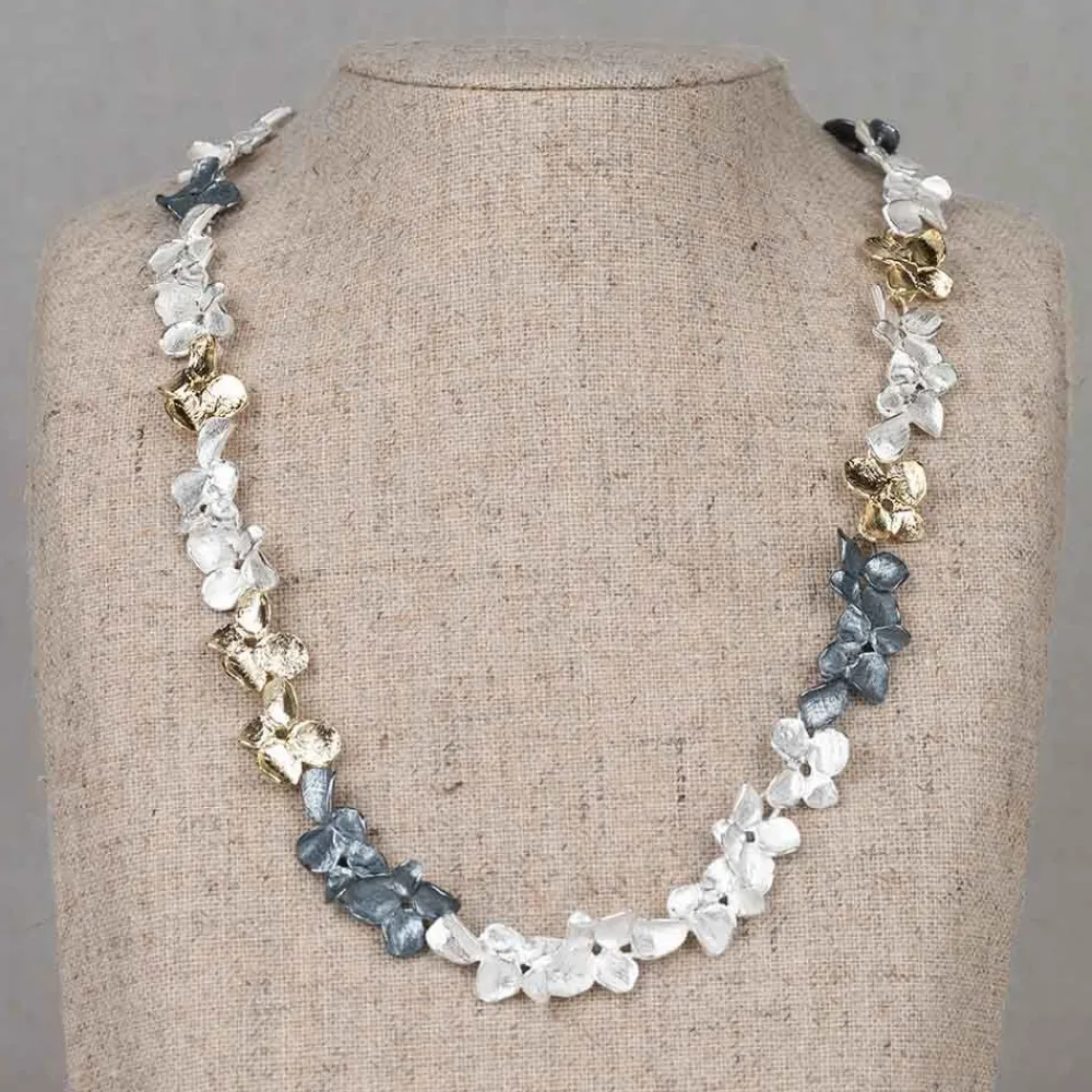 Jéh Jewels Touch Of Gold | Jéh Colliers-Halskette Veilchen drei Farben