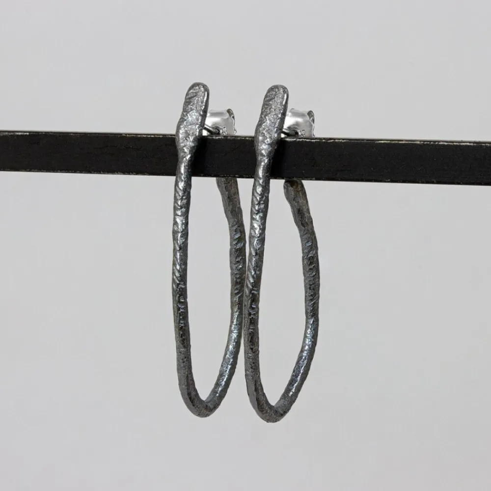 Jéh Jewels Silver | Creool-Hoops kreativer Oxy