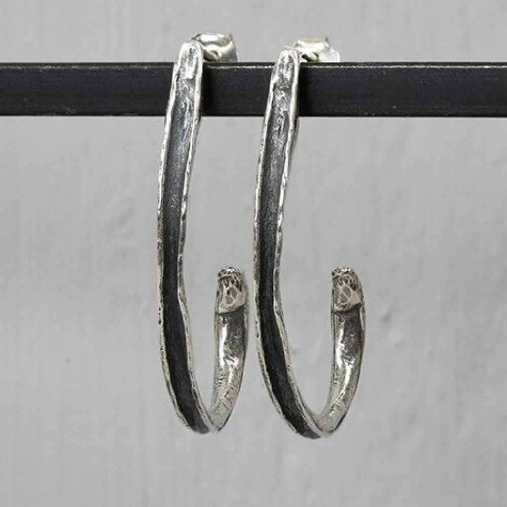 Jéh Jewels Silver | Lang Ohrstecker-Lang ohrstecker oxy organisch