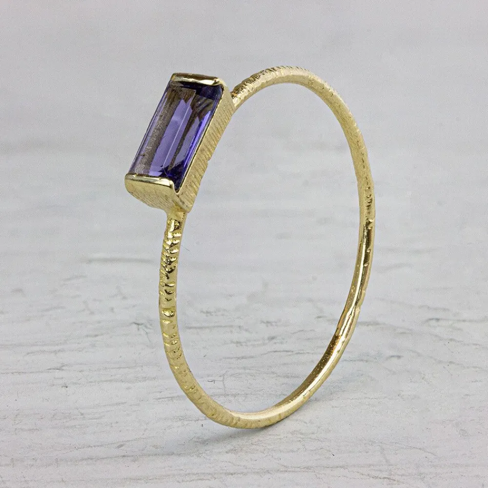 Jéh Jewels N.o.o.r. & 14 Carat-N.O.O.R. | Ring Iolite Rechteck