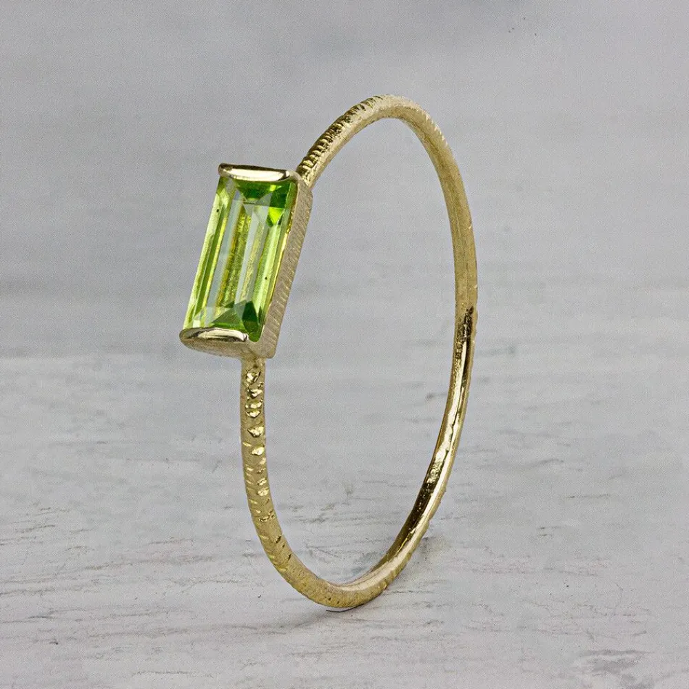 Jéh Jewels N.o.o.r. & 14 Carat-N.O.O.R. | Ring Peridot Rechteck