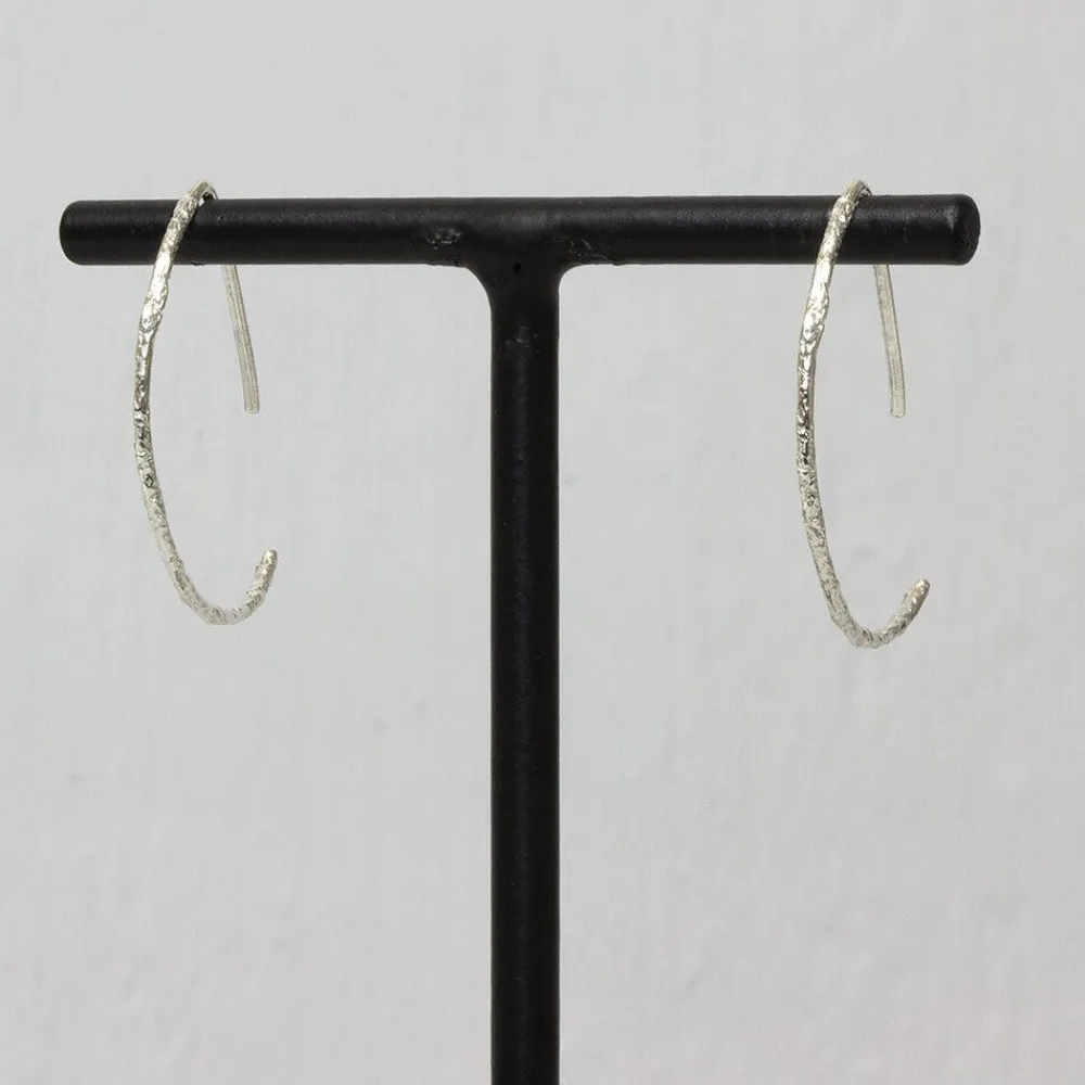 Jéh Jewels Silver | Ohrhänger-Ohrhaken 'less is More' Silber