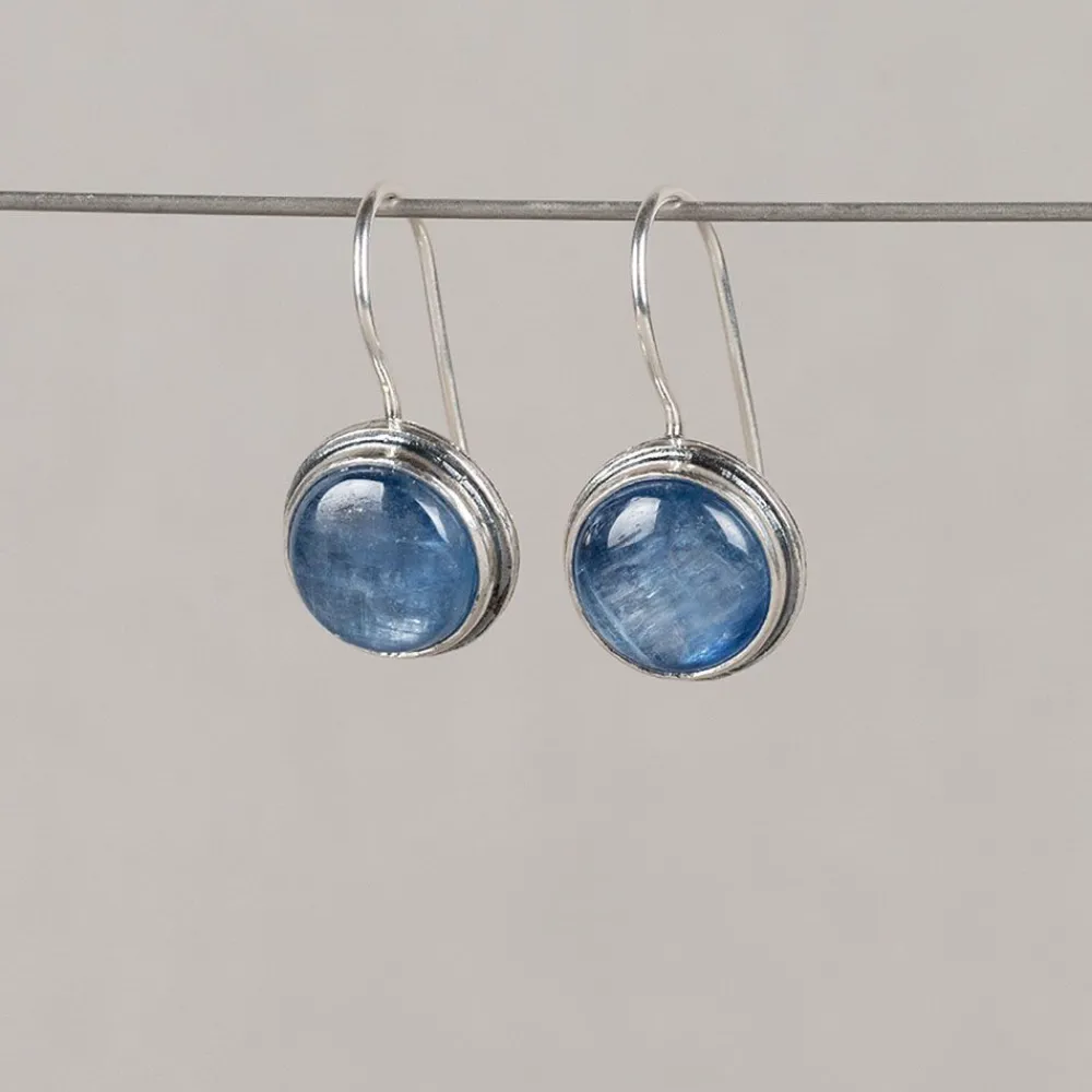 Jéh Jewels Silver | Ohrhänger-Ohrhänger Silber Oxy mit Kyanit