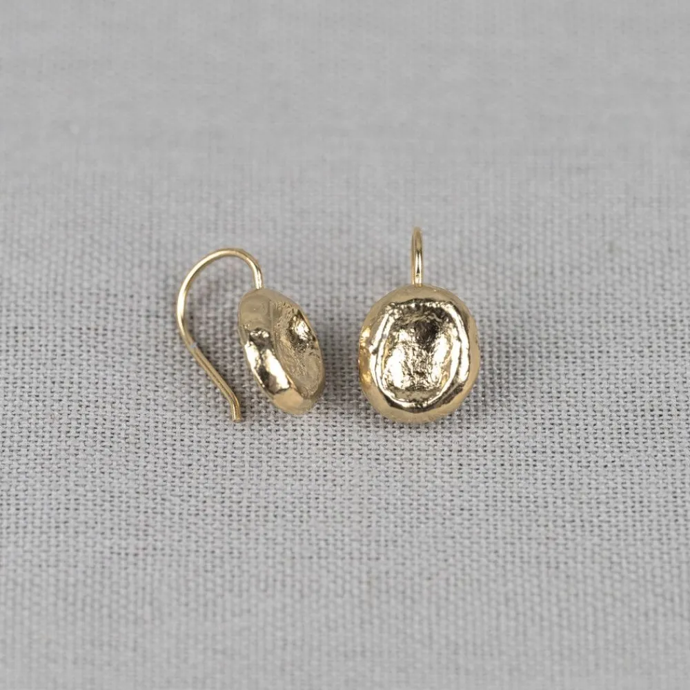 Jéh Jewels Touch Of Gold | Ohrhänger-Ohrring vergoldet Schale