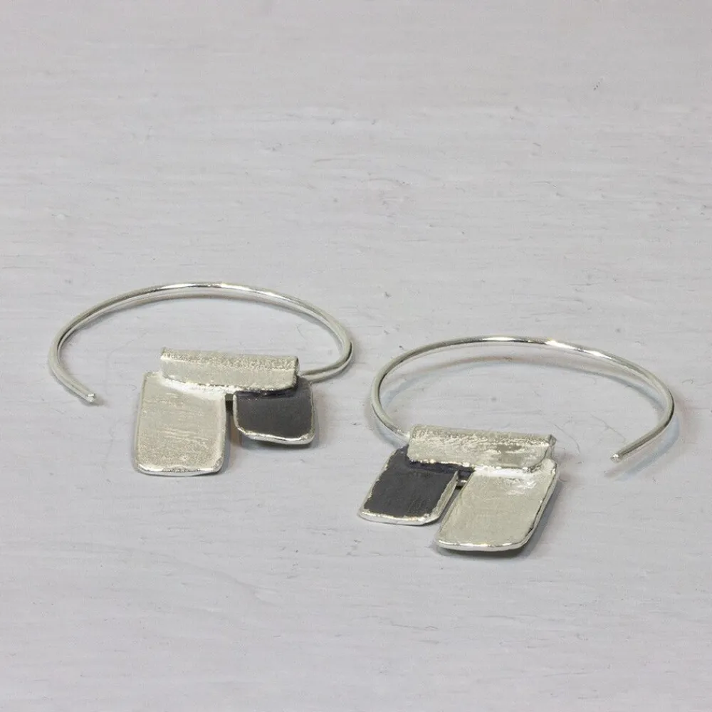 Jéh Jewels Silver | Creool-Ohrringe 'best side'