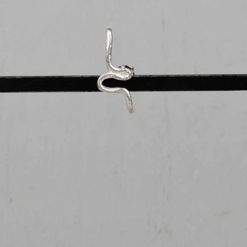 Jéh Jewels Singles | Silver-Ohrschmuck Silber Twist rechts