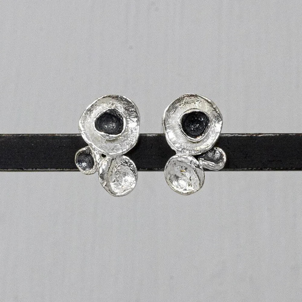 Jéh Jewels Silver | Ohrstecker-Ohrstecker 2D rund