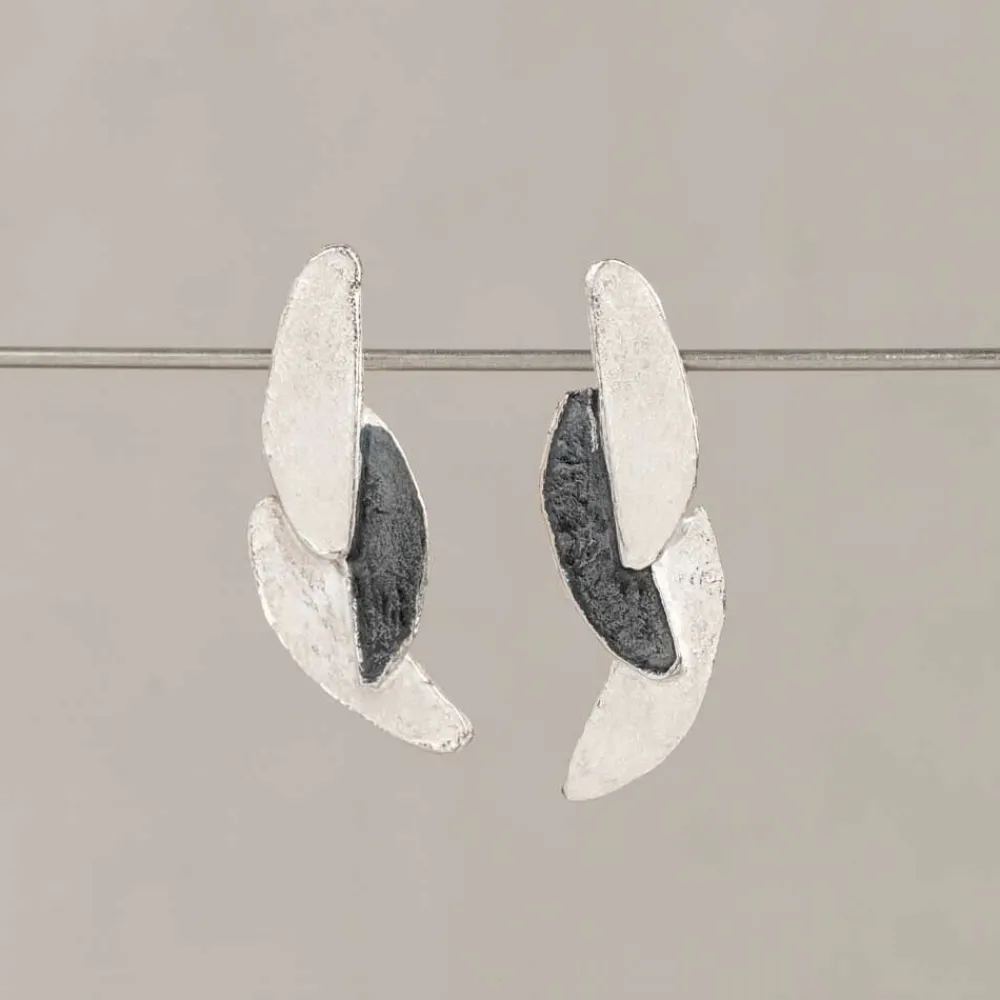 Jéh Jewels Silver | Lang Ohrstecker-Ohrstecker Silber oxy Schwanz