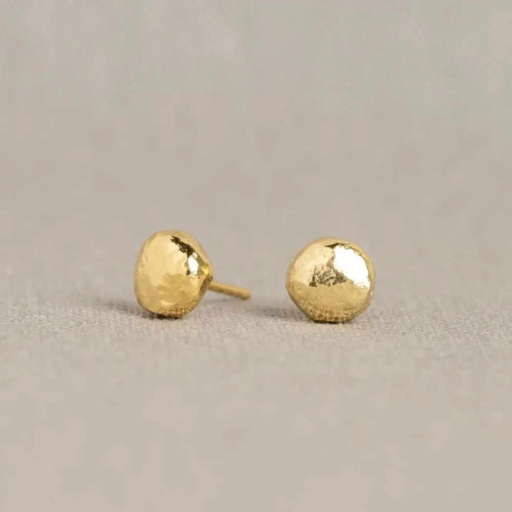 Jéh Jewels Touch Of Gold | Ohrstecker-Ohrstecker versilbert