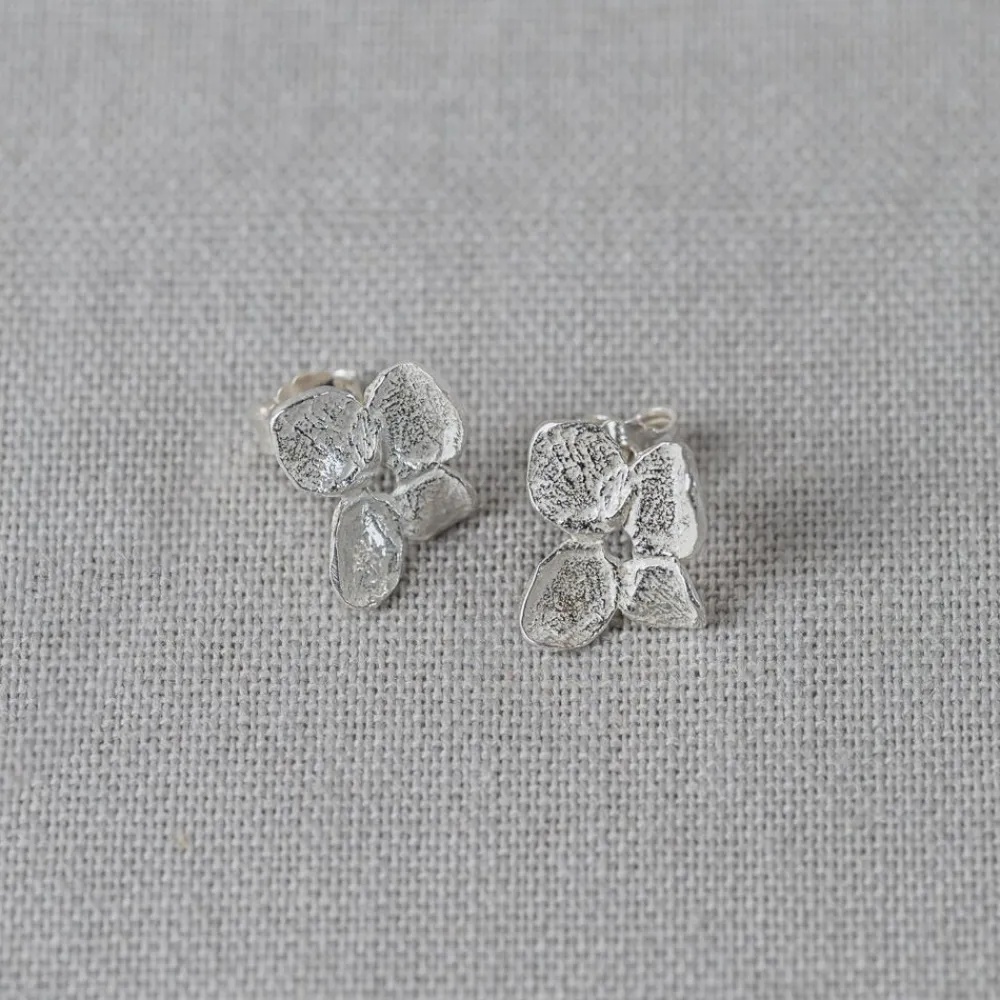 Jéh Jewels Silver | Ohrstecker-Ohrstecker violett weiß glänzend silber
