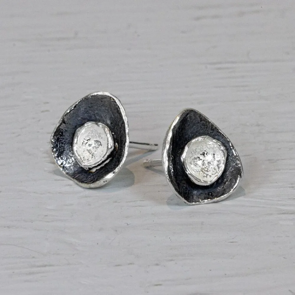 Jéh Jewels Silver | Ohrstecker-Ohrstecker von innen nach außen
