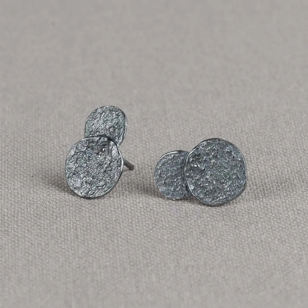 Jéh Jewels Silver | Lang Ohrstecker-Ohrstecker Wolken Silber Oxy