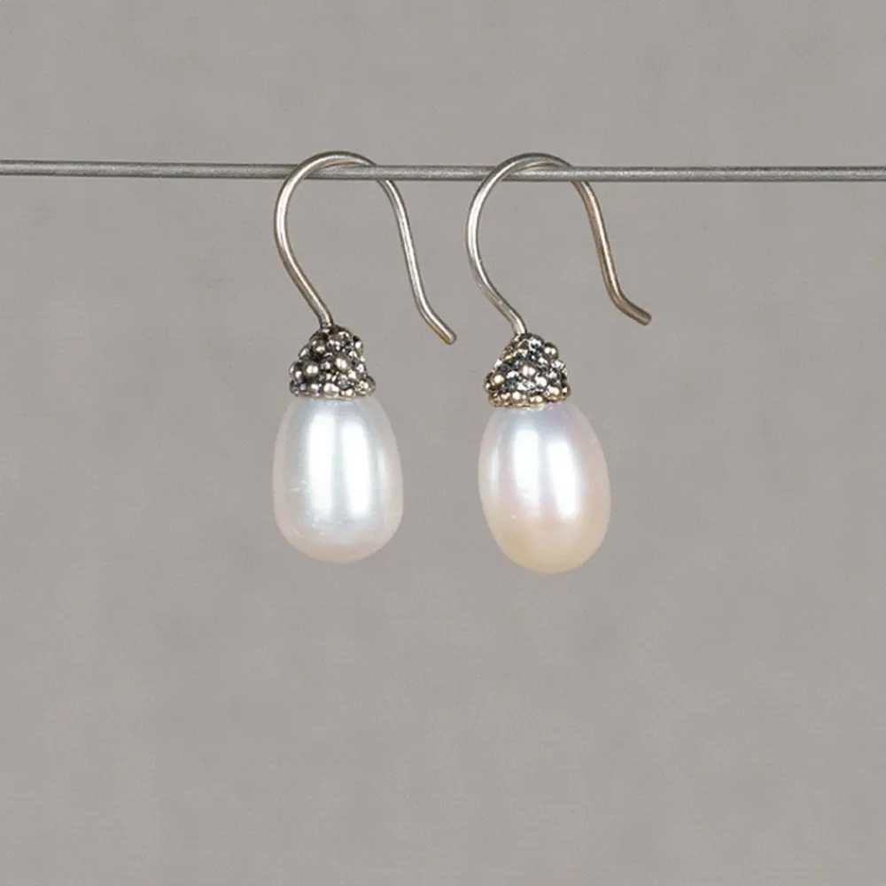 Jéh Jewels Silver | Pearls-Oorbel zilver + Parel wit