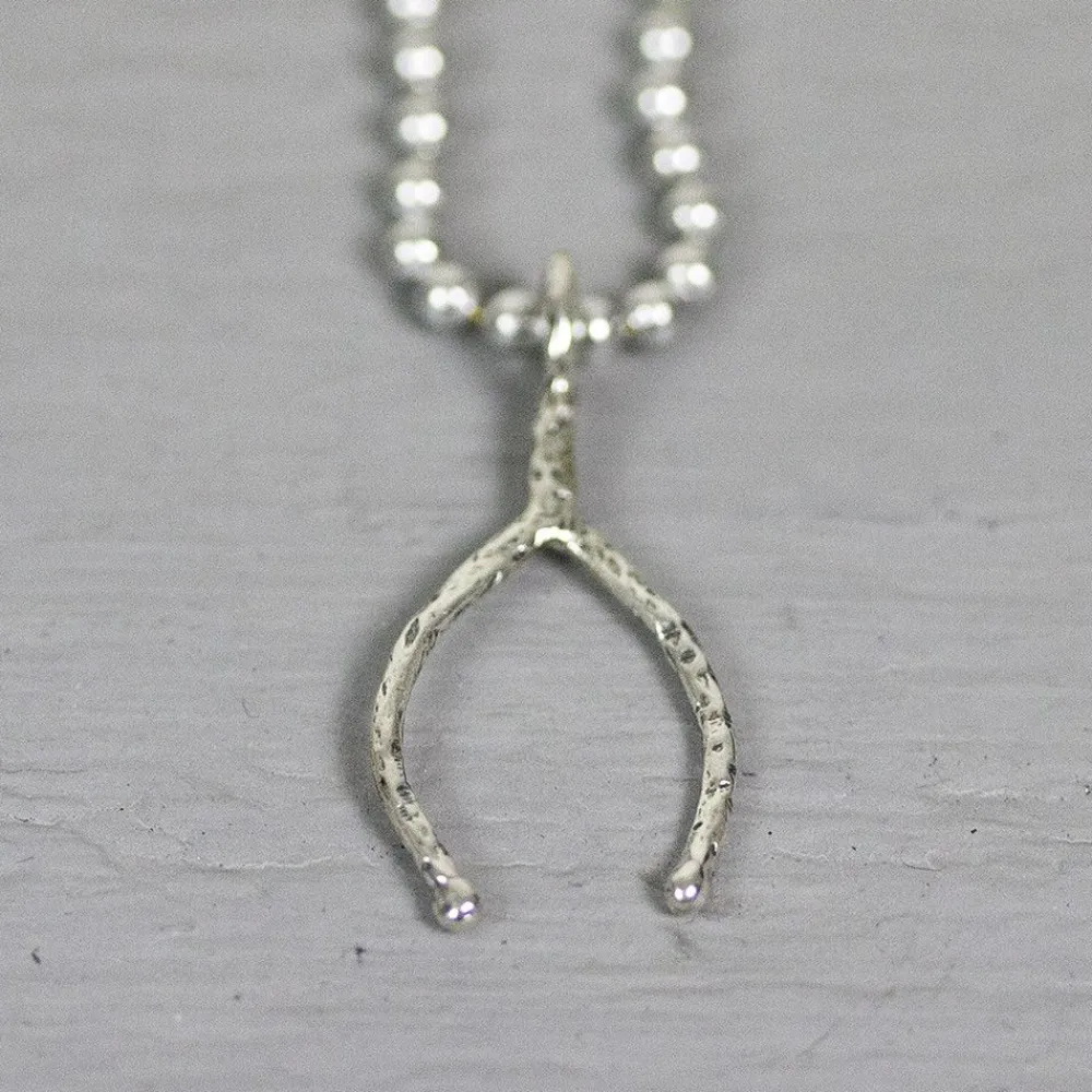 Jéh Jewels Icons-Pendentif en argent Wishbone