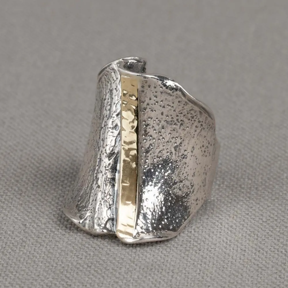 Jéh Jewels 9 Carat | Touch Of Gold-Ring 9 Karat mit vertikalem Band