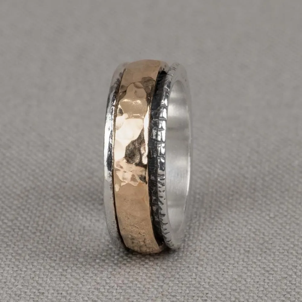 Jéh Jewels Touch Of Gold | Spinning-Ring Goldfilled + Band