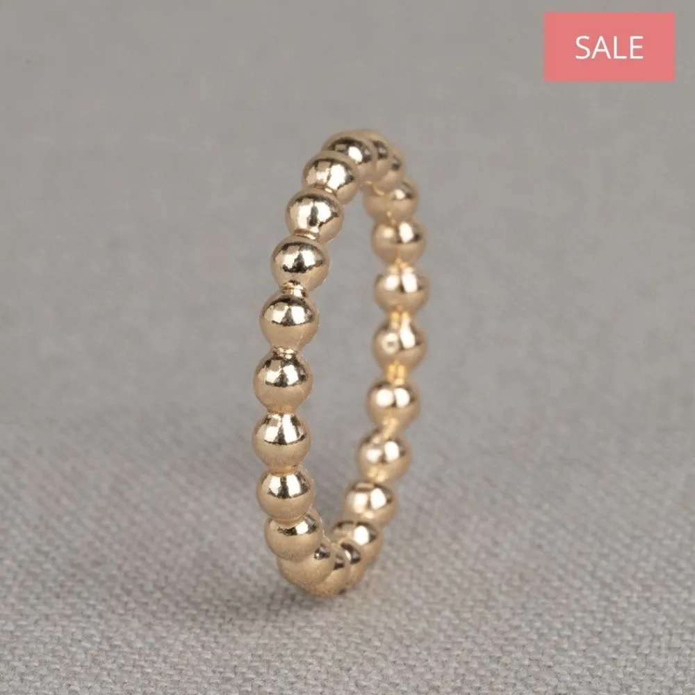 Jéh Jewels Touch Of Gold-Ring Kugel Gold filled