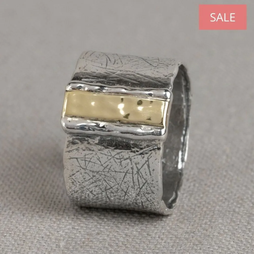 Jéh Jewels 9 Carat | Touch Of Gold-Ring mit einem Spritzer 9 Karat