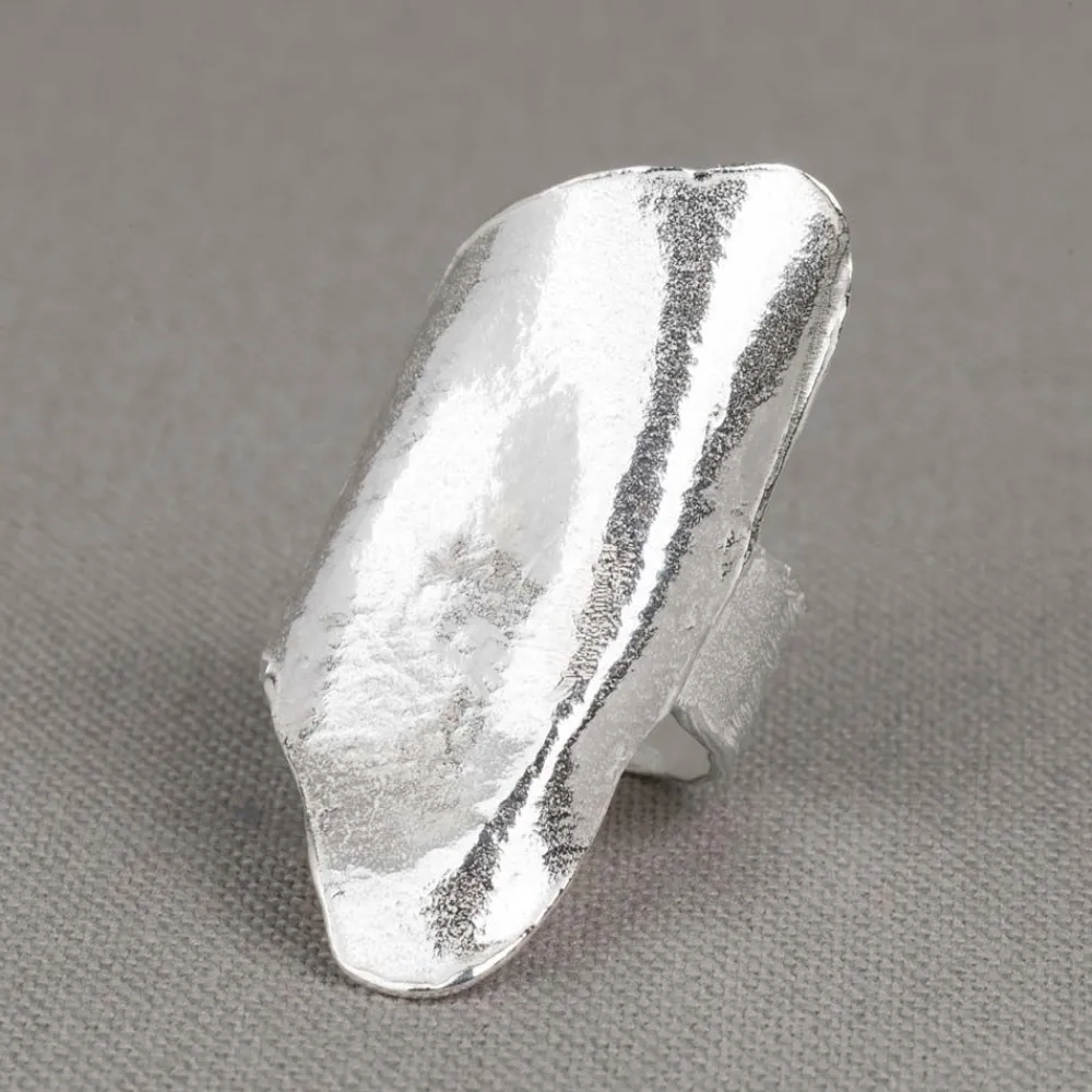 Jéh Jewels Silver-Ring Silber länglich