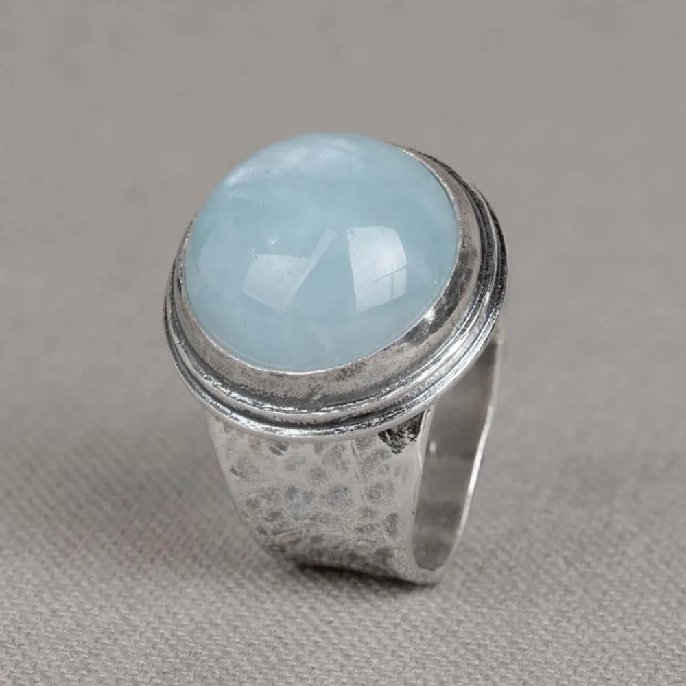 Jéh Jewels Silver | Edelsteine-Ring Silber mit Aquamarin