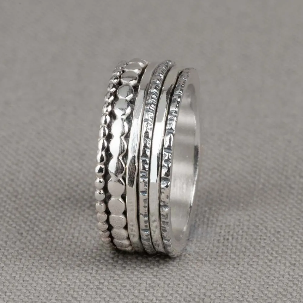 Jéh Jewels Spinning | Silver-Ring Silber verspielt