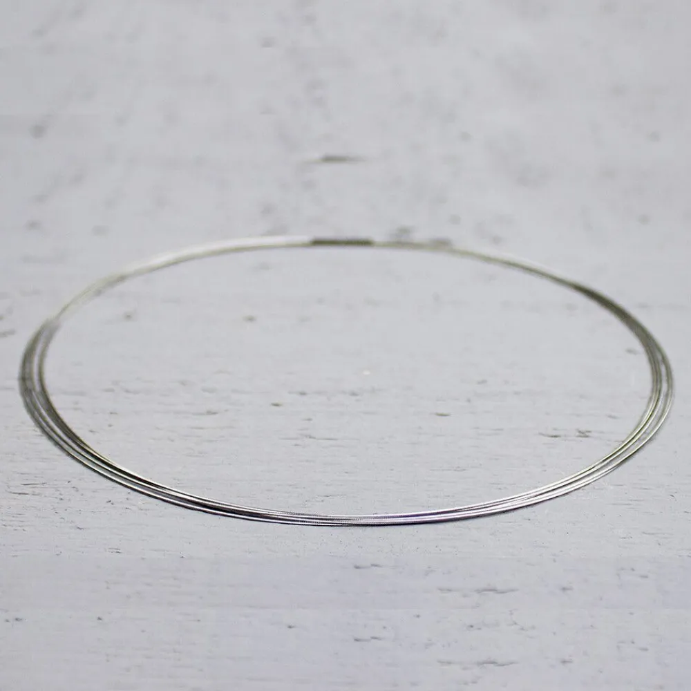 Jéh Jewels Silver | Basis Halskette-Spang Edelstahl 1,8 mm - 5 Drähte